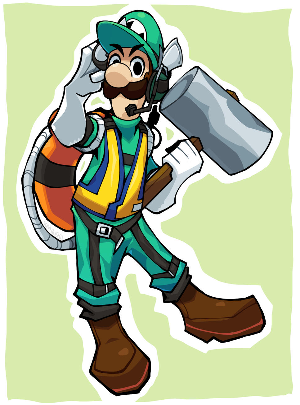 Fanart of @bravoluigi_.