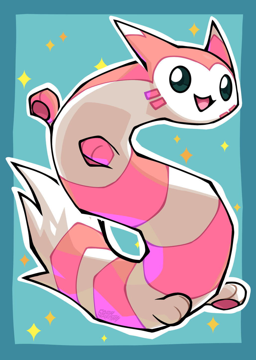Pokemon - Shiny Furret
