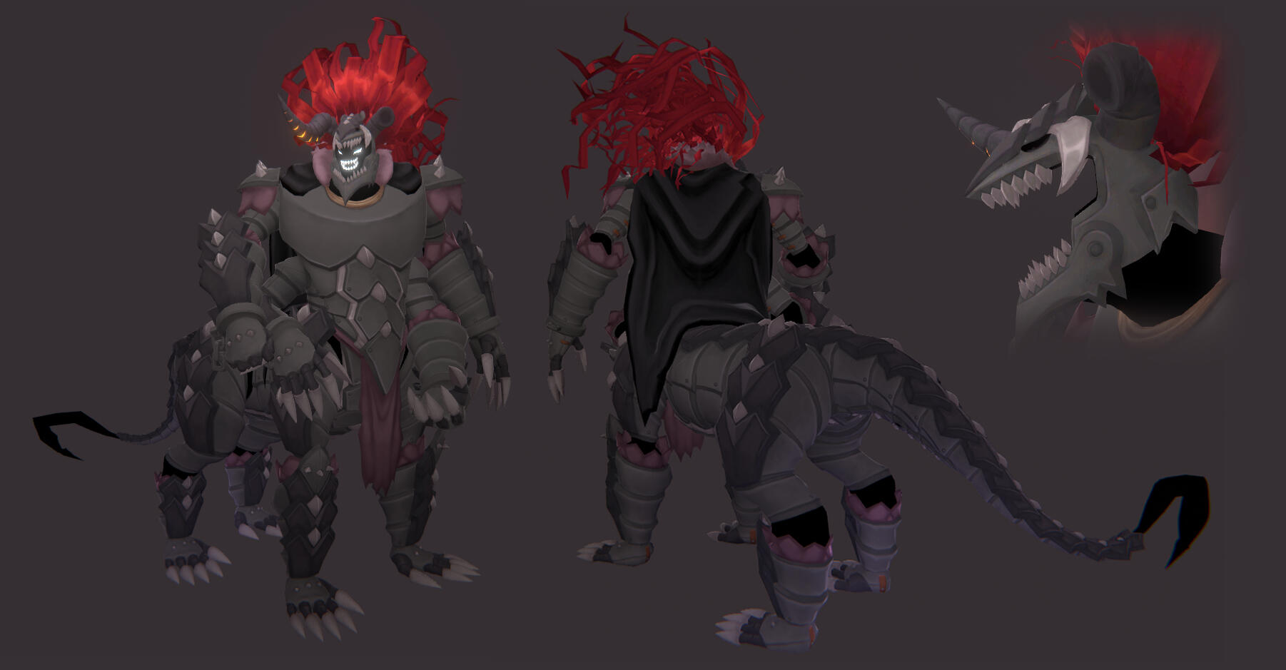 Renders of a character named Muradon. Character belongs to SodaReishii.